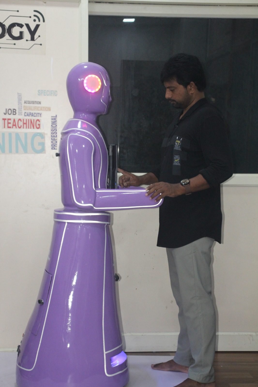 Robo Rani robot at an event